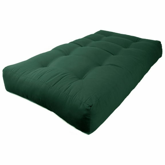 Blazing Needles Renewal 10-inch Twill Twin-size Futon Mattress - Forest Green