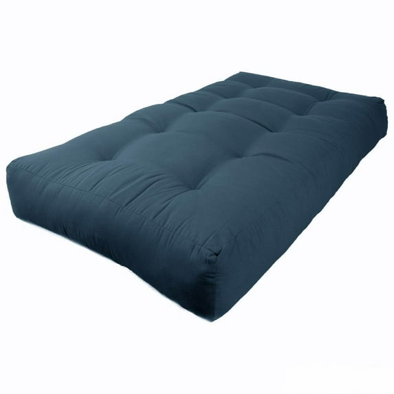 Blazing Needles Renewal 10-inch Twill Twin-size Futon Mattress - Indigo - Indigo