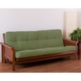thumbnail image 1 of Blazing Needles Renewal 6-inch Twill Full-size Futon Mattress - Sage, 1 of 2