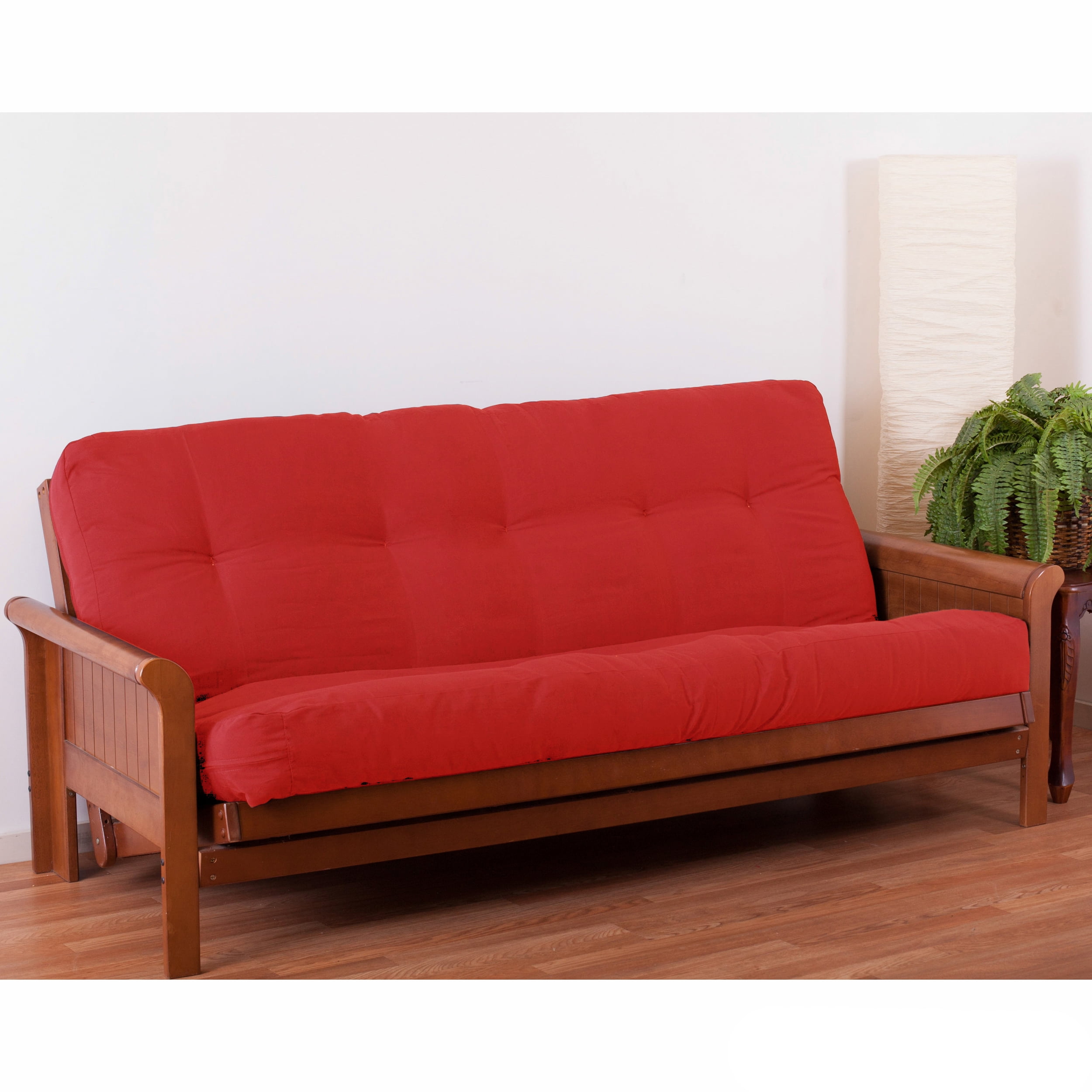 Ikea top red futon