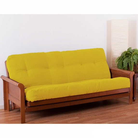 Blazing Needles Renewal 7-inch Twill Full-size Futon Mattress - Sunset