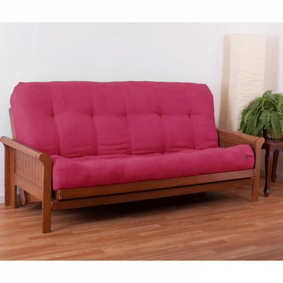 Blazing Needles Renewal 9-inch Microsuede Full-size Futon Mattress - Bery Berry