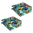 thumbnail image 1 of Blazing Needles 916X16FP-T-4CH-REO-62 Spun Polyester Outdoor Dining Chair Cushions, Beachcrest Caviar - Set of 4, 1 of 5