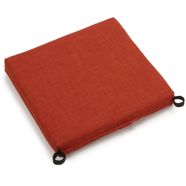 Blazing Needles Solid Outdoor Spun Polyester Chair Cushion, 20