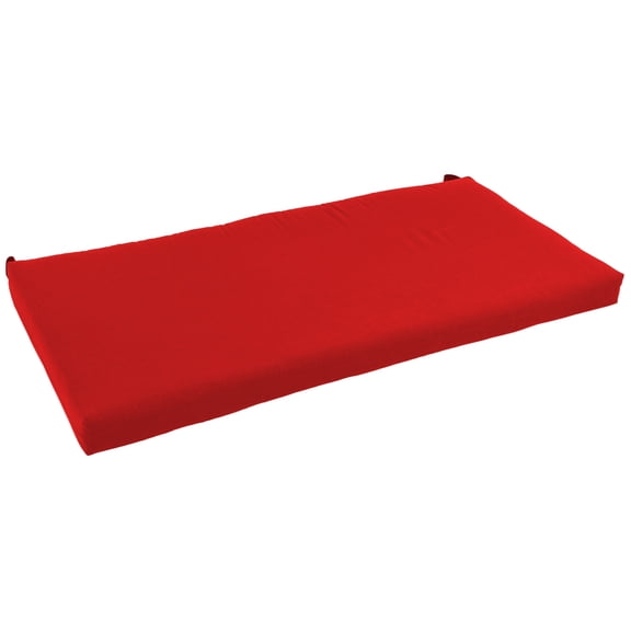Blazing Needles Twill Indoor Bench/Loveseat Cushion (40-, 42-, or 45-inches wide) Red 42" wide