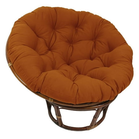 44-inch Solid Twill Papasan Cushion (Fits 42-inch Papasan Frame) - Spice