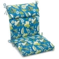 thumbnail image 1 of Blazing Needles Spun Polyester Outdoor Squared Seat/Back Chair Cushion-Color:Skyworks Caribbean, 1 of 5