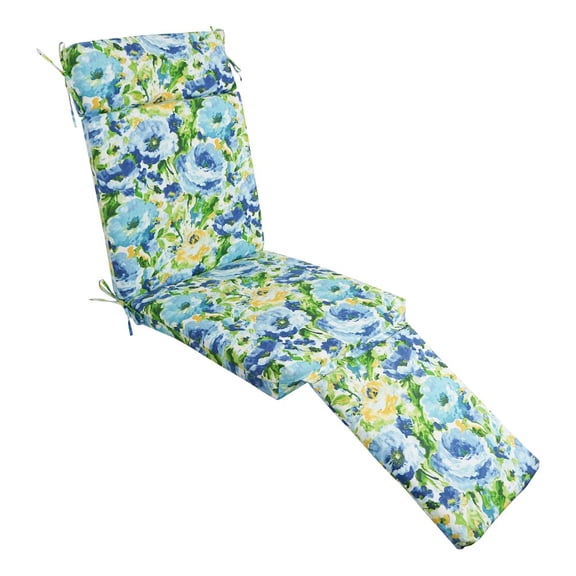 Blazing Needles Steamer Deck Outdoor Lounger Cushion