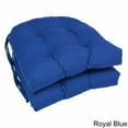thumbnail image 1 of Blazing Needles  Twill 16-inch U-shaped Tufted Dining Chair Cushions (Set of 2), 1 of 5