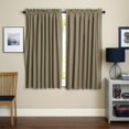 thumbnail image 1 of Blazing Needles 63-inch by 52-inch Twill Curtain Panels (Set of 2), 1 of 2