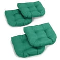 thumbnail image 1 of Blazing Needles Twill U-Shaped Indoor Chair Cushion - Set of 4, 1 of 2