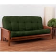 thumbnail image 1 of Blazing Needles Vitality 10-inch Microsuede Full-size Futon Mattress - Hunter Green - Hunter Green, 1 of 2