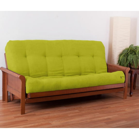 Blazing Needles Vitality 10-inch Microsuede Full-size Futon Mattress - Mojito Lime - Mojito Lime