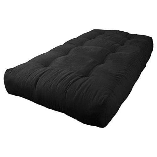 Blazing Needles Vitality 10-inch Microsuede Twin-size Futon Mattress - Steel Grey