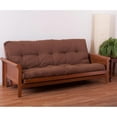 thumbnail image 1 of Blazing Needles Vitality 5-inch Microsuede Full-size Futon Mattress - Chocolate - Chocolate, 1 of 2
