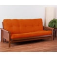 thumbnail image 1 of Blazing Needles Vitality 6-inch Microsuede Full-size Futon Mattress - Tangerine Dream - Tangerine Dream, 1 of 2