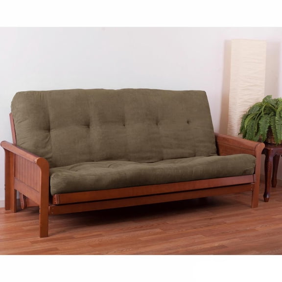 Blazing Needles Vitality 7-inch Microsuede Full-size Futon Mattress - Java - Java