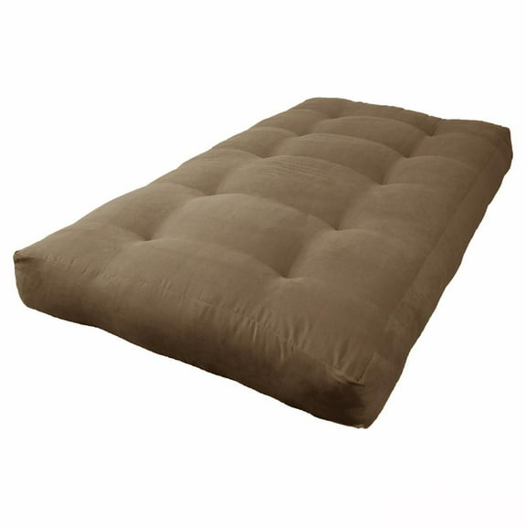 Blazing Needles Vitality 7-inch Microsuede Twin-size Futon Mattress - Java - Java