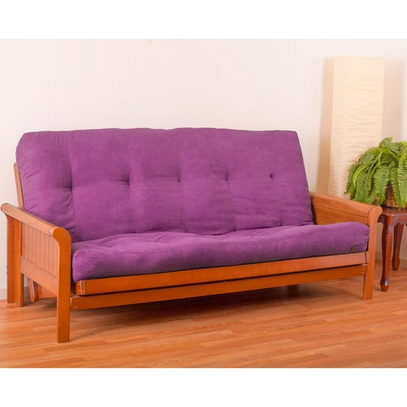 Vitality 8-inch Microsuede Full-size Futon Mattress 9607-MS-UV