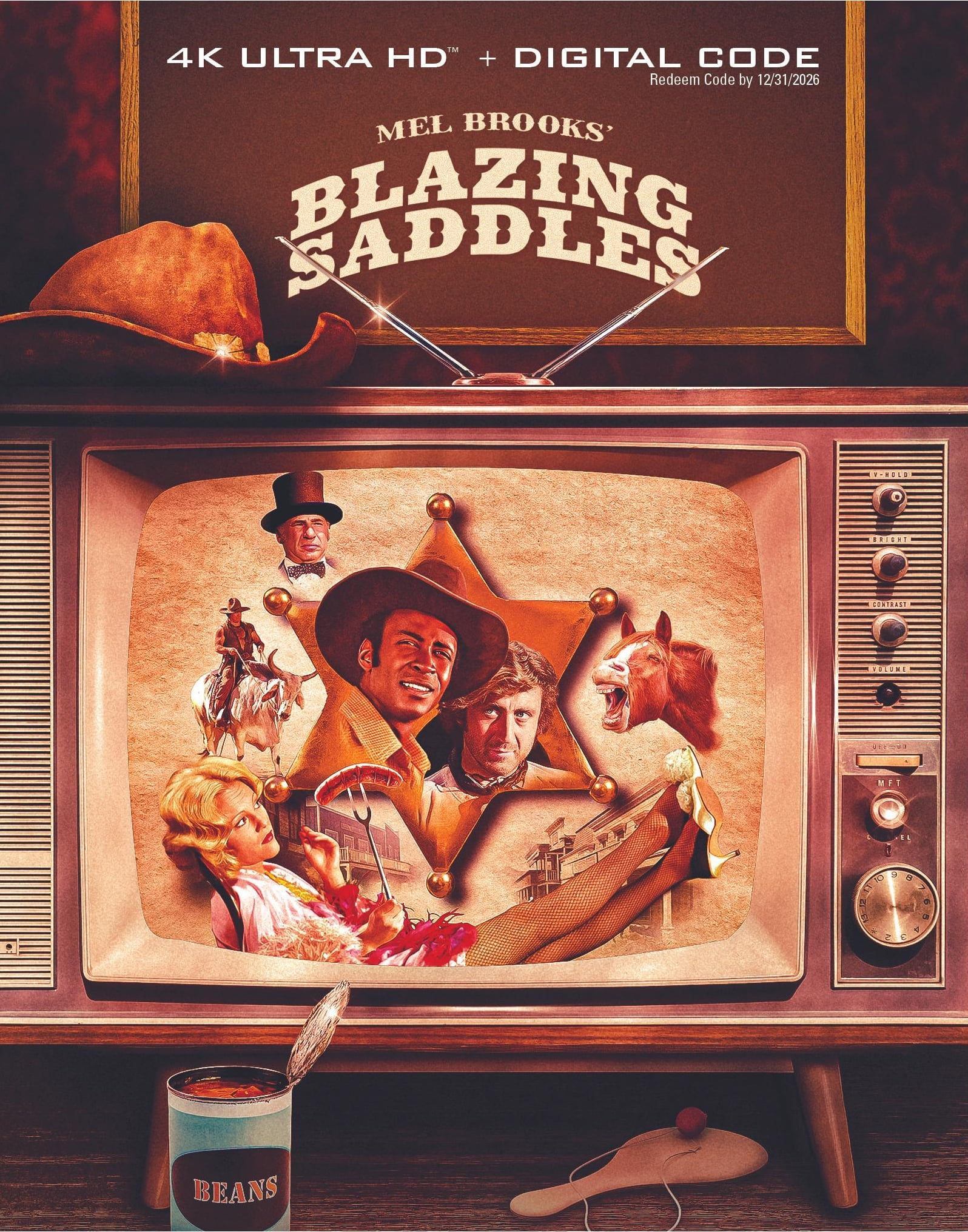 Blazing Saddles (4K Ultra HD + Digital Copy), Comedy, Warner Bros.