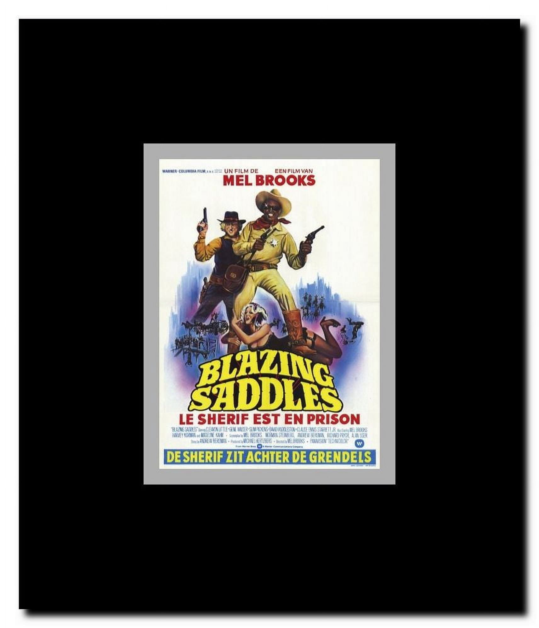 Blazing Saddles (French) Framed Movie Poster