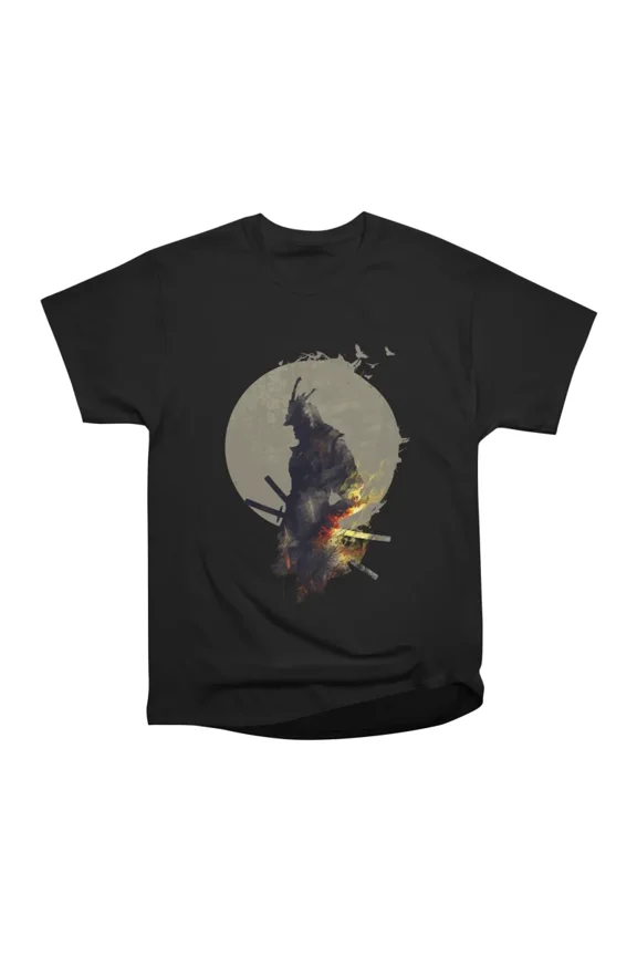 Blazing Samurai T-Shirt Tee Gift For Him Merch For Her Apparel For Friend