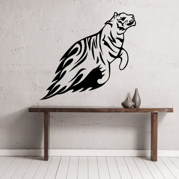 Blazing Trail Tiger Decal - 36 Inches
