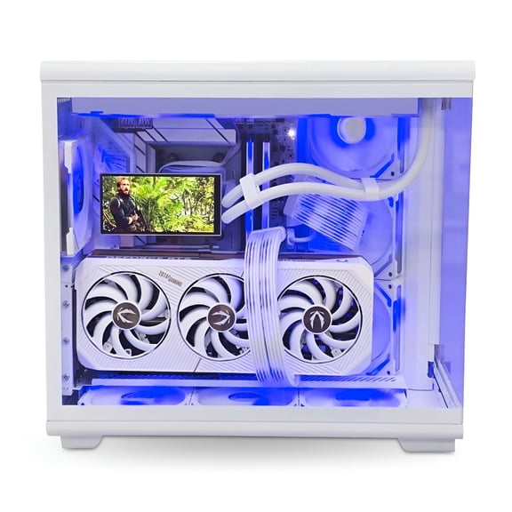 Blazingtech EX Stream Gaming Desktop PC, RYZEN 7 9800X3D, GeForce RTX 5080, 32GB RAM, 2TB NVMe
