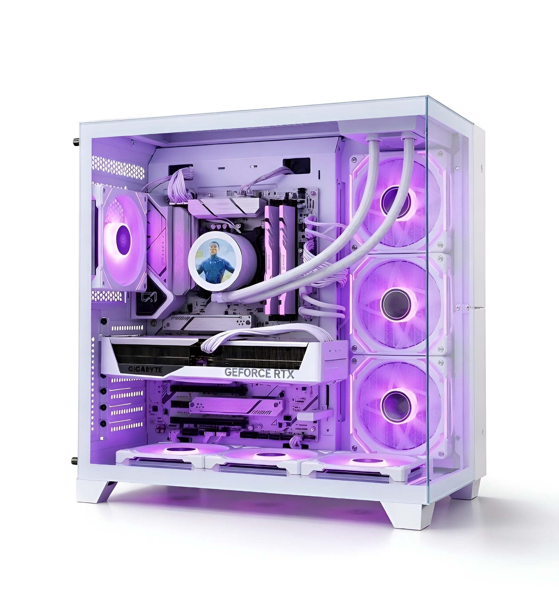 Blazingtech Ex Stream Gaming Desktop - Ryzen 7 7800X3D - GeForce RTX 5070 Ti - 32GB RAM - 2TB NVMe SSD