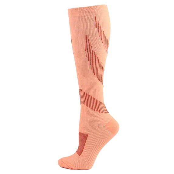 Blczomt 1 Pairs Cotton Socks Women Compression Knee High Sock Comfort Athletic Soft Socks