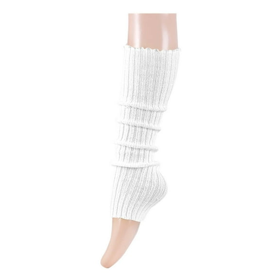 Blczomt 1 Pairs Leg Warmer Socks Women Cotton Socks Thermal Ribbed Knit Sock