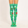 thumbnail image 1 of Blczomt 1 Pairs Socks Women Polka Dot Thigh High Sock Soft Over The Knee High Socks, 1 of 4