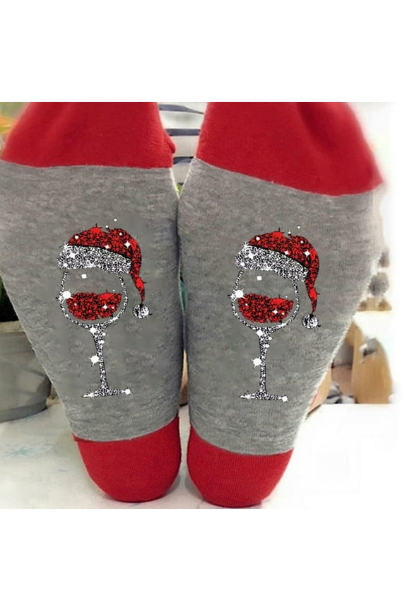 1 Pairs Unisex Women Socks Cotton Christmas Sock Winter Quick Dry Moisture Wicking Sock