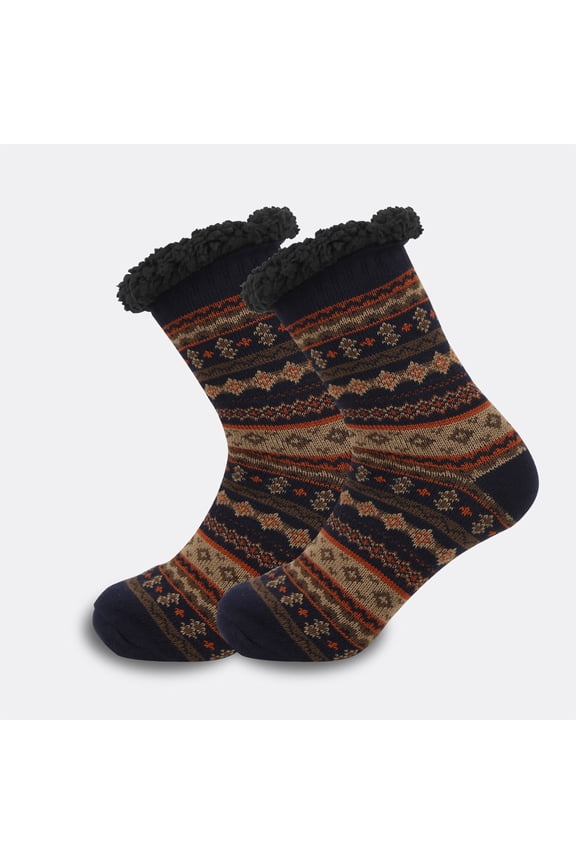 1 Pairs Winter Women's Socks Fuzzy Ankle Sock Warm Thermal Crew Sock