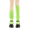 thumbnail image 1 of Blczomt 1 Pairs Women Socks Knee High Slouch Ruffle Socks Winter Thigh High Cozy Sock, 1 of 2