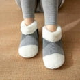 thumbnail image 1 of Blczomt 1 Pairs Women's Socks Fuzzy Slipper Thermal Sock Warm Non Slip Winter Socks, 1 of 3