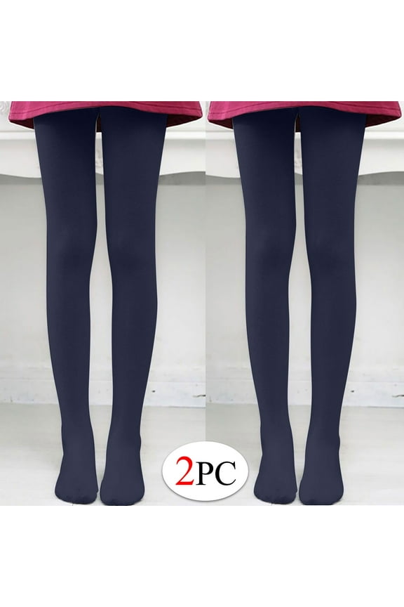 2 Pairs Womens Socks Tights Fleece Lined Sock Warm Stretchy Thermal Socks