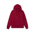 thumbnail image 1 of Blczomt Big and Tall Sweatshirt Pullover Plain Hoodie Fall Winter Casual Red Long Sleeve Men's Clothing,XL, 1 of 3