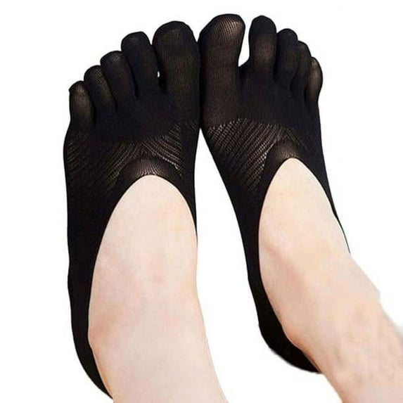 Blczomt Black Socks for Women Low Cut No Show Non Slip Sock Athletic Casual Socks for Women