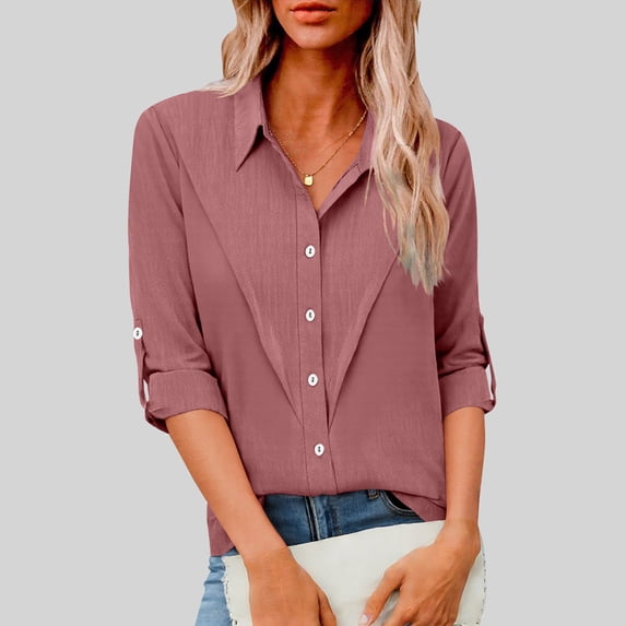 Blczomt Cute Blouses for Women Red 2026 Shirt Y2K Casual Blouses for Women Plus Size,XXXXL
