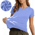 thumbnail image 1 of Blczomt Cute Summer Shirts for Women Blue Dressy Tops 2026 Women's T-Shirts,L, 1 of 6