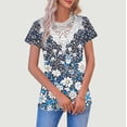thumbnail image 1 of Blczomt Cute Womens Shirts Casual Trendy Tees Dressy Ladies Summer Tops,XXXL, 1 of 5
