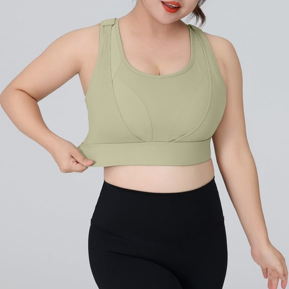 Blczomt Gym Sports Bras for Women 2025 Yoga Tank Cross Back Crop Top Bras for Women