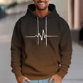 thumbnail image 1 of Blczomt Hoodie Men Winter Graphic Pullover Sweatshirt Hooded Brown Casual Long Sleeve Fashion Clothing, 1 of 5