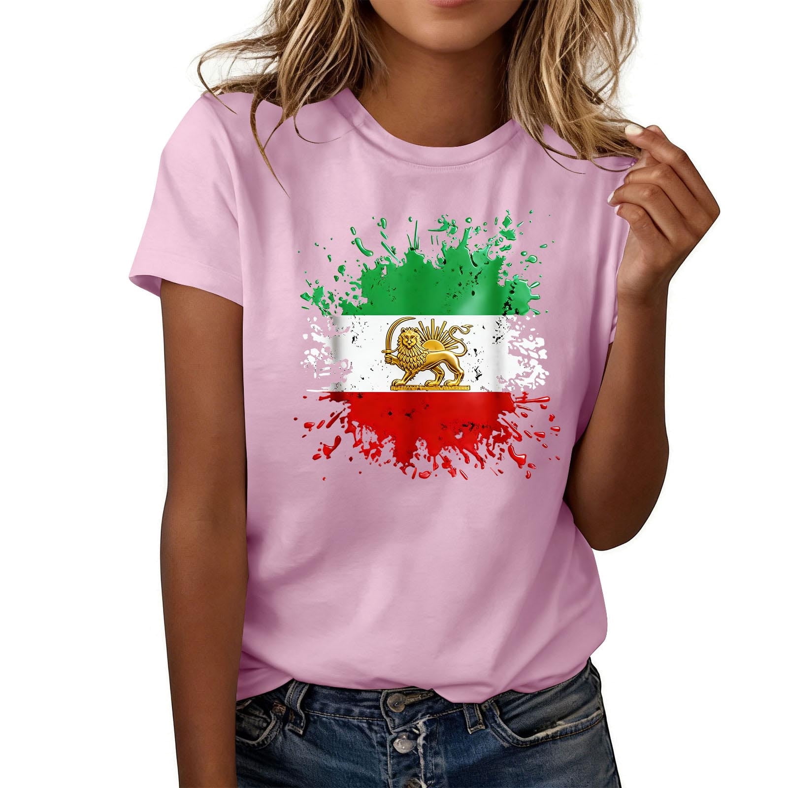 Blczomt Lightweight Shirts Women Pink Summer Tops Casual 2026 Shirts ...