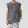 thumbnail image 1 of Blczomt Men's Tank Top Casual Vintage Summer Tank Tops 2025 Retro Gray Sleeveless Fashion, 1 of 7
