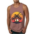 thumbnail image 1 of Blczomt Sleeveless Mens Tank Gym Tees Graphic Pink Workout Muscle Beach T Shirts, 1 of 4