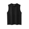 thumbnail image 1 of Blczomt Sleeveless Tank Tops Mens Plain Casual Shirts Black Workout Summer Crew Neck Shirts, 1 of 5
