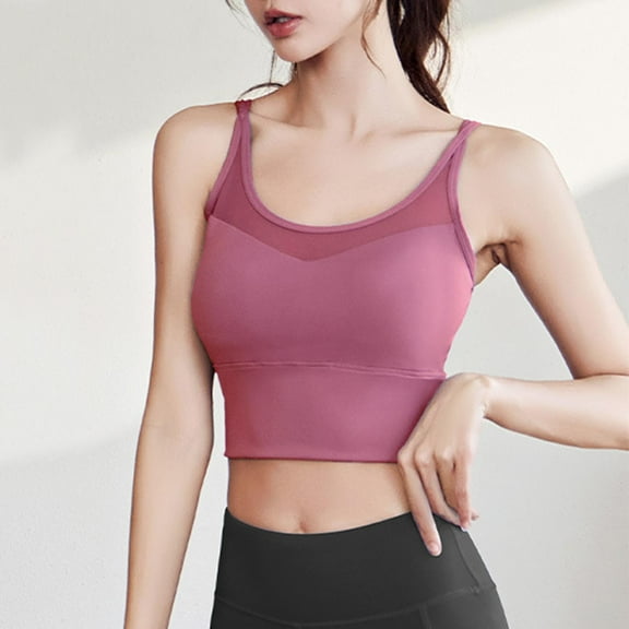 Blczomt Sport Bras Woman Seamless High Impact Crop Tops Workout Running Bras