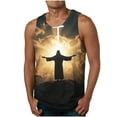 thumbnail image 1 of Blczomt Summer Saving Clearance 2025!Tank Tops Men Workout Graphic Tank Tops Gold Muscle Gym Men's Clothing, 1 of 4